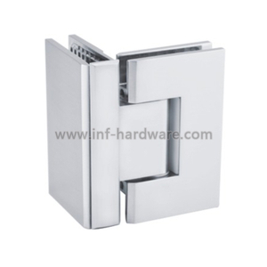 Solid Brass Types 90 Degree Glass to Glass Shower Hinge