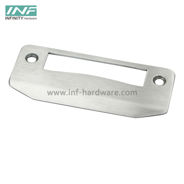 Glass Door Floor Hydraulic Strike Plate in Lock Patch Fitting