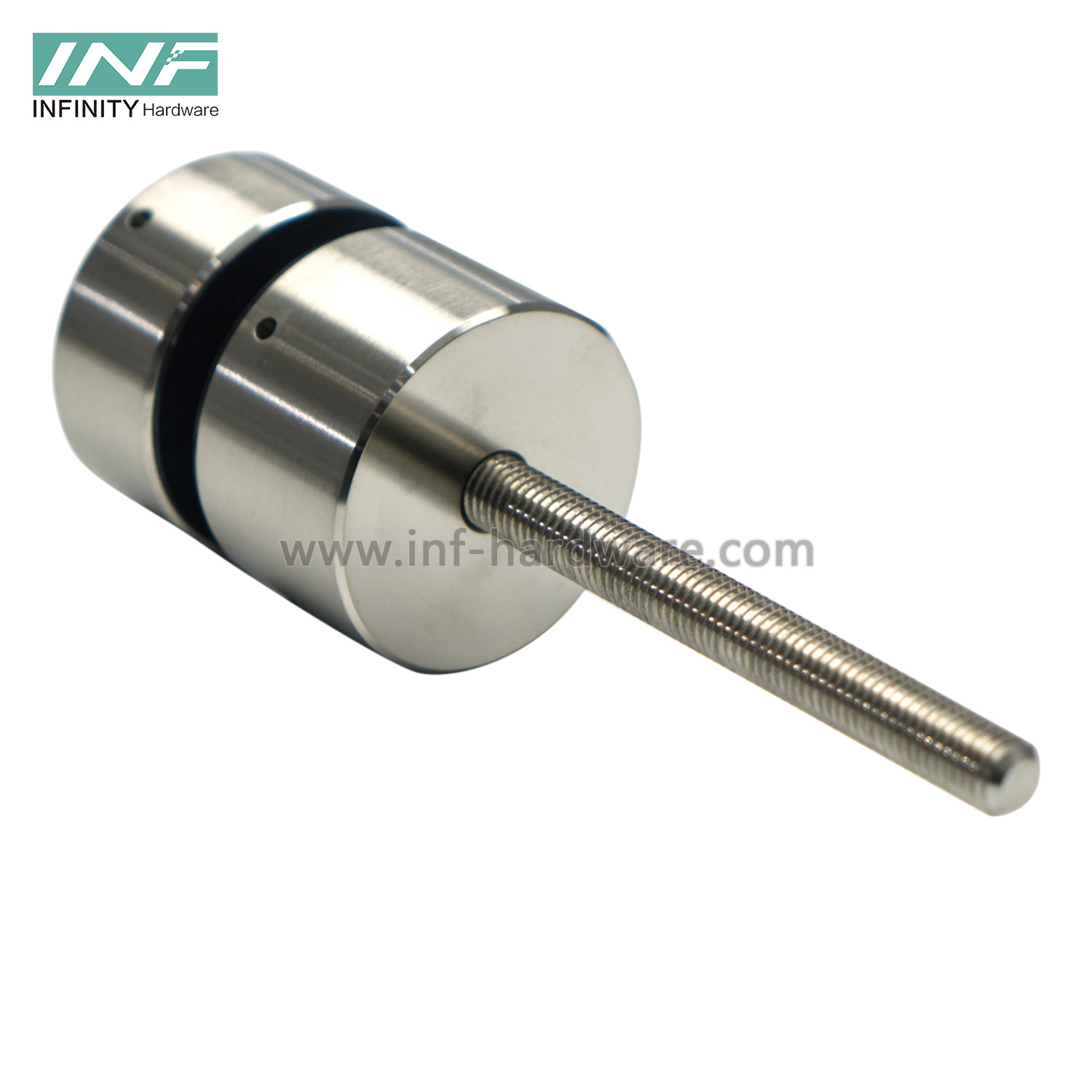 Glass Fitting Stainless Steel Double Pin Fitting Round Solid Standoff