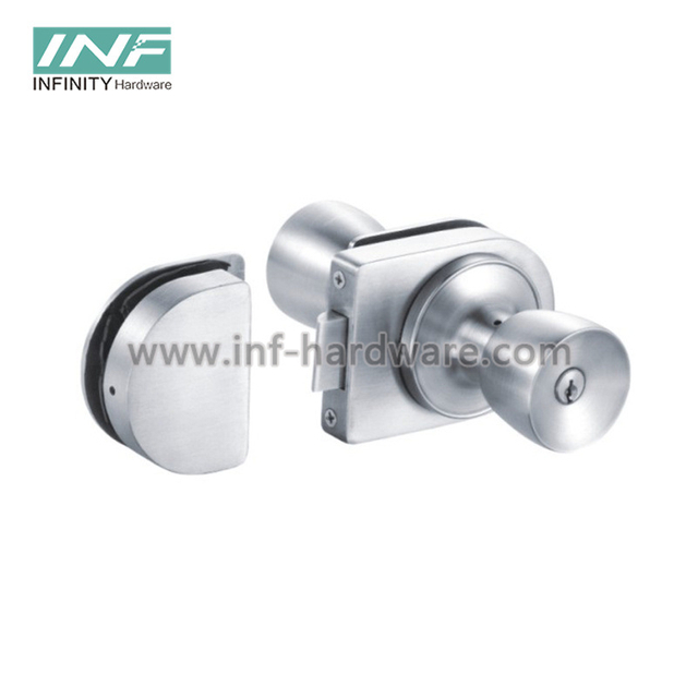 Safe Stainless Steel 304 Glass Hardware Door Lock