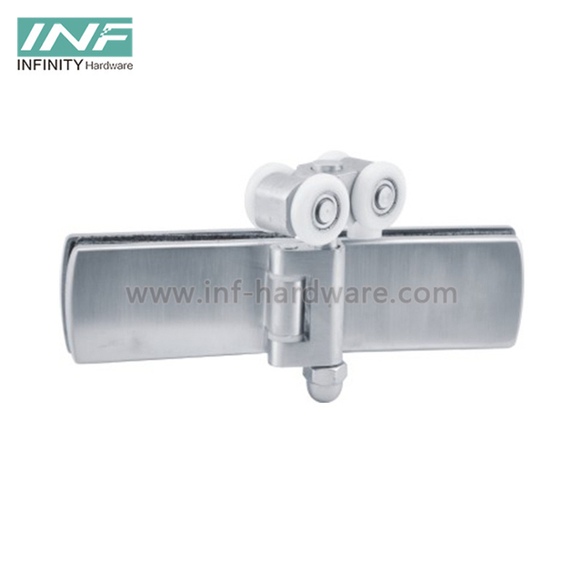 Stainless Steel Shower Hinge for Bathroom Glass Connector